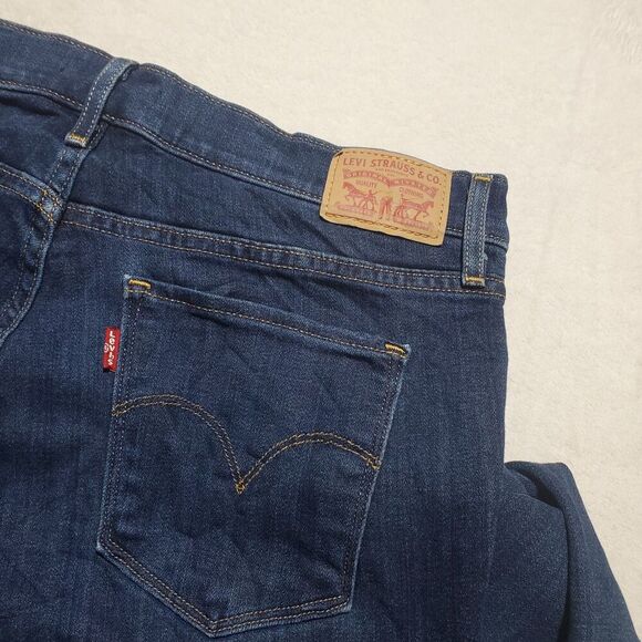 Levi’s Women's 311 Shaping Skinny Blue Denim Jeans Size 32x29 Stretch - Picture 5 of 9